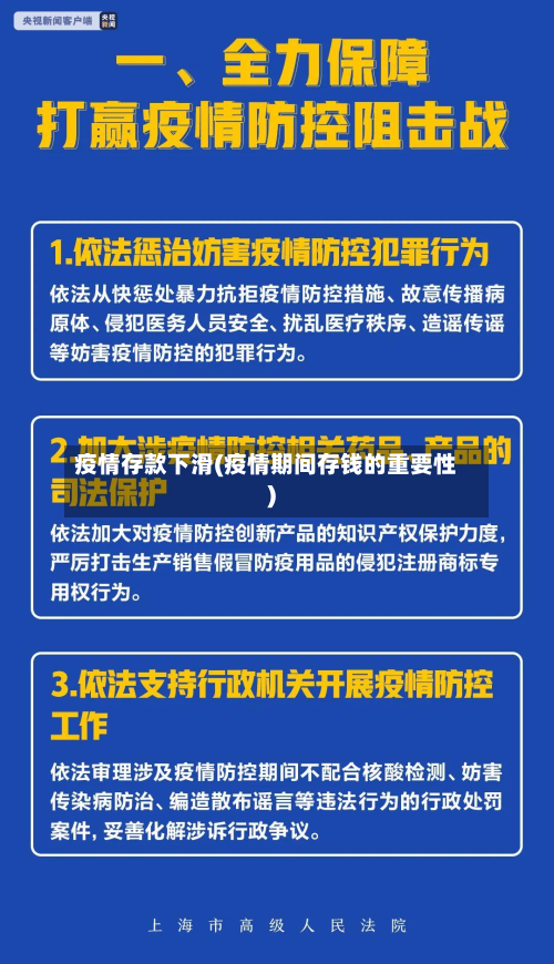 疫情存款下滑(疫情期间存钱的重要性)-第2张图片