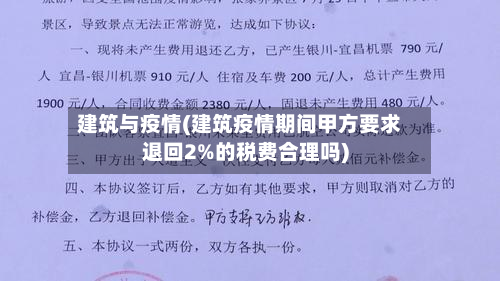 建筑与疫情(建筑疫情期间甲方要求退回2%的税费合理吗)