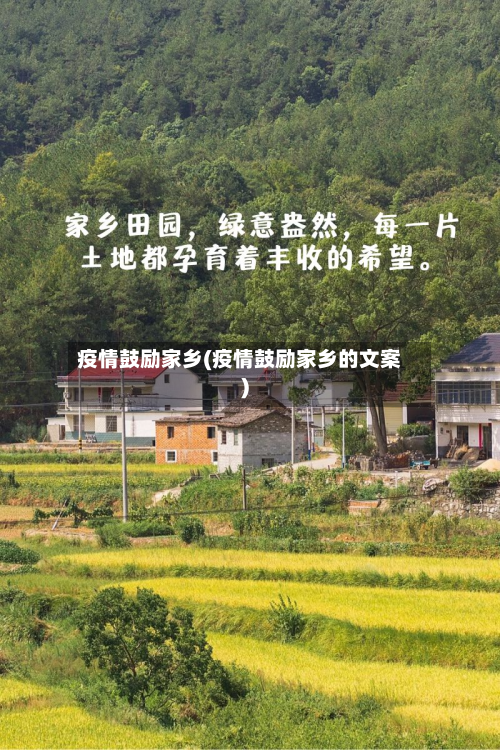 疫情鼓励家乡(疫情鼓励家乡的文案)-第3张图片