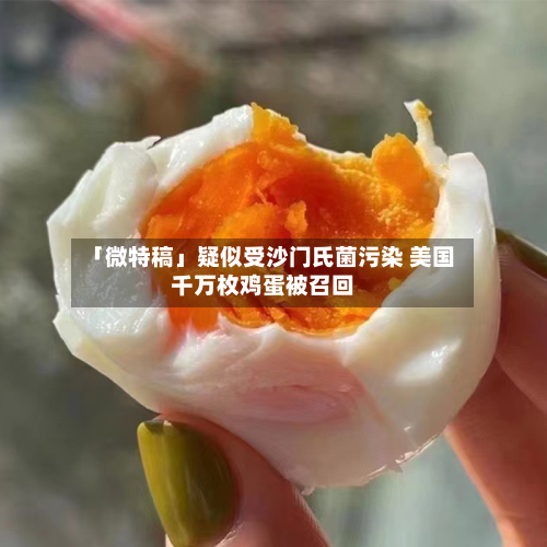 「微特稿」疑似受沙门氏菌污染 美国千万枚鸡蛋被召回-第3张图片